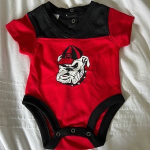 UGA- University of Georgia onesie 0-3 months